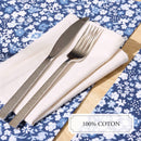 Set De 6 Serviettes - Chambray - Blanc Cassé