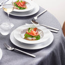 Service De Table - Martelé - Blanc