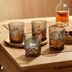 Art Culinaire - Juego De 4 Vasos Bajos - Spirit Dia - Vidrio - Gris Ahumado