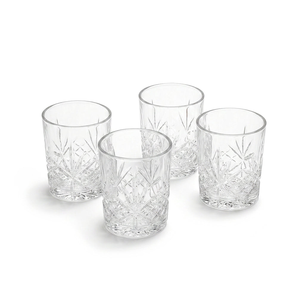 Art Culinaire - Sæt Med 4 Lave Glas - Spirit Dia - Glas - Transparent