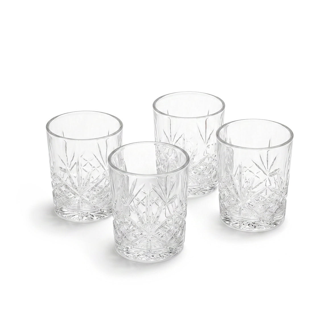 Art Culinaire - Sæt Med 4 Lave Glas - Spirit Dia - Glas - Transparent