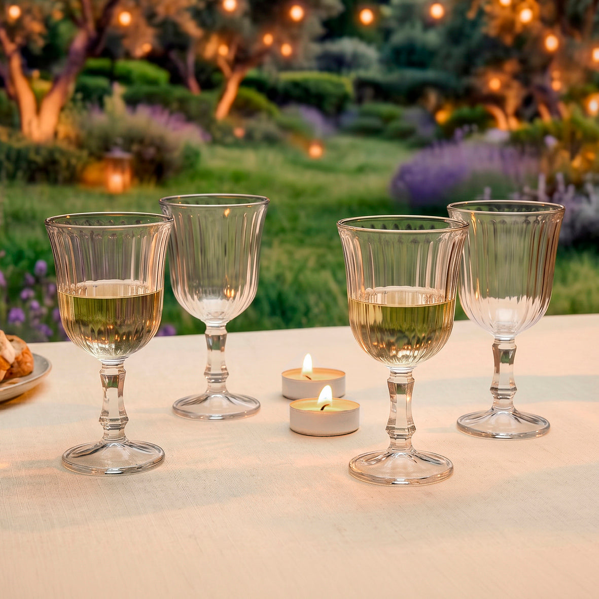 Art Culinaire - Set De 4 Copas De Vino - Rayon Dia - Vidrio - Transparente