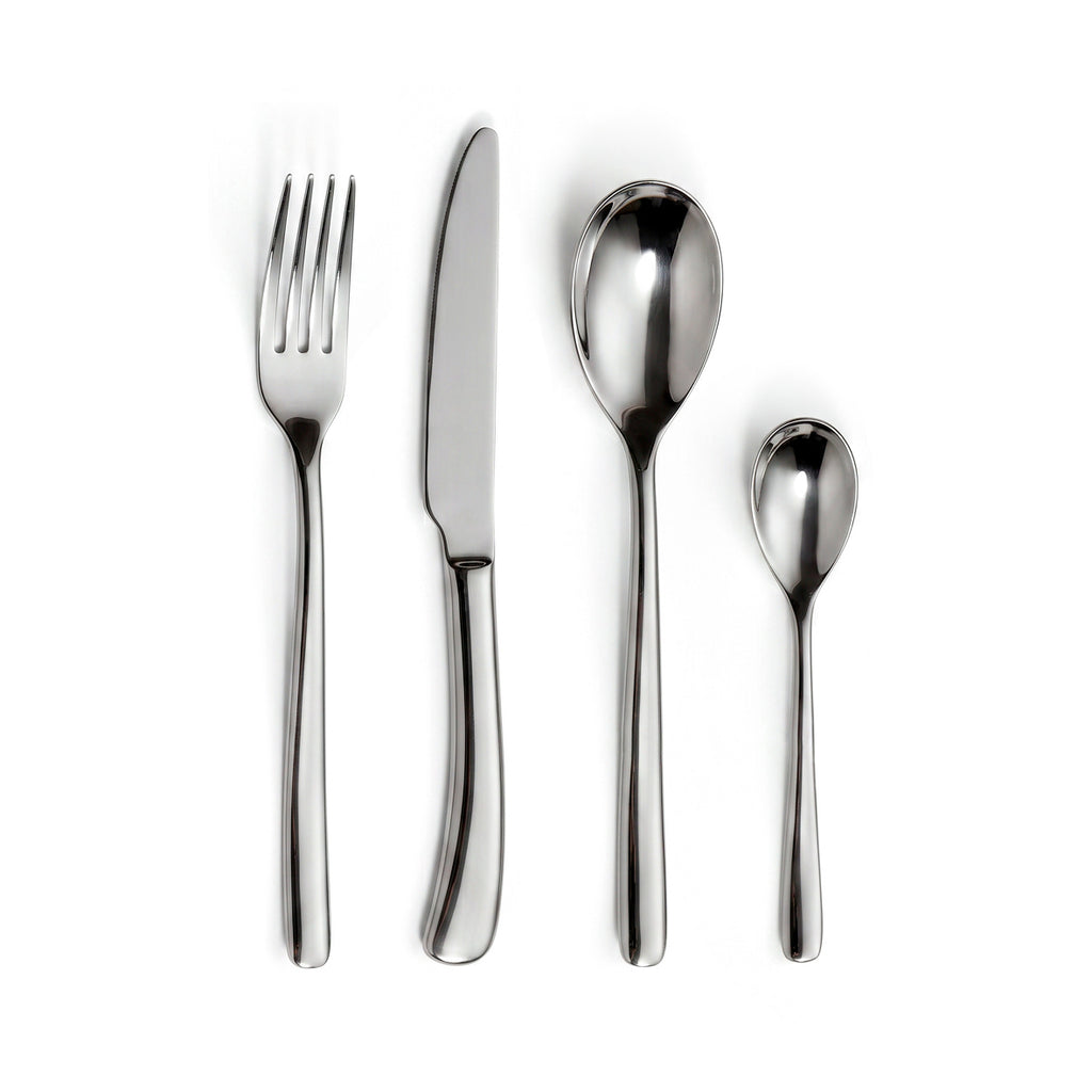 Art Culinaire - Cubertería - Horizon 24 Piezas - Acero Inoxydable 18/10 - Plateado
