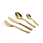 Art Culinaire - Bestickset - Aura 24 delar - Rostfritt stål 18/10 - Guld