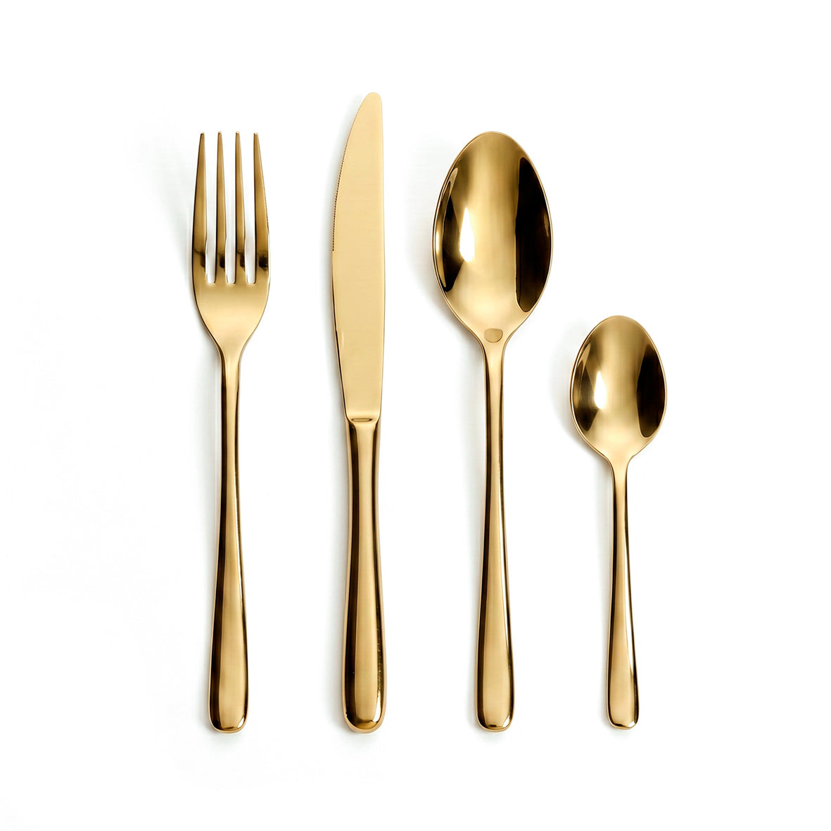 Art Culinaire - Bestickset - Aura 24 delar - Rostfritt stål 18/10 - Guld
