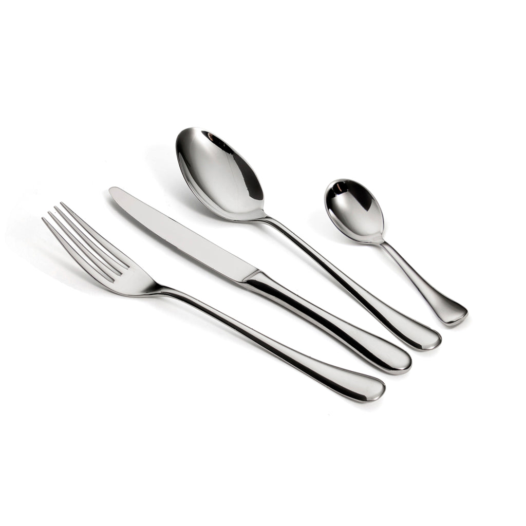 Art Culinaire - Cofanetto Di Posate - Vivant 24 Pezzi - Acciaio Inossidabile 18/10 - Argento