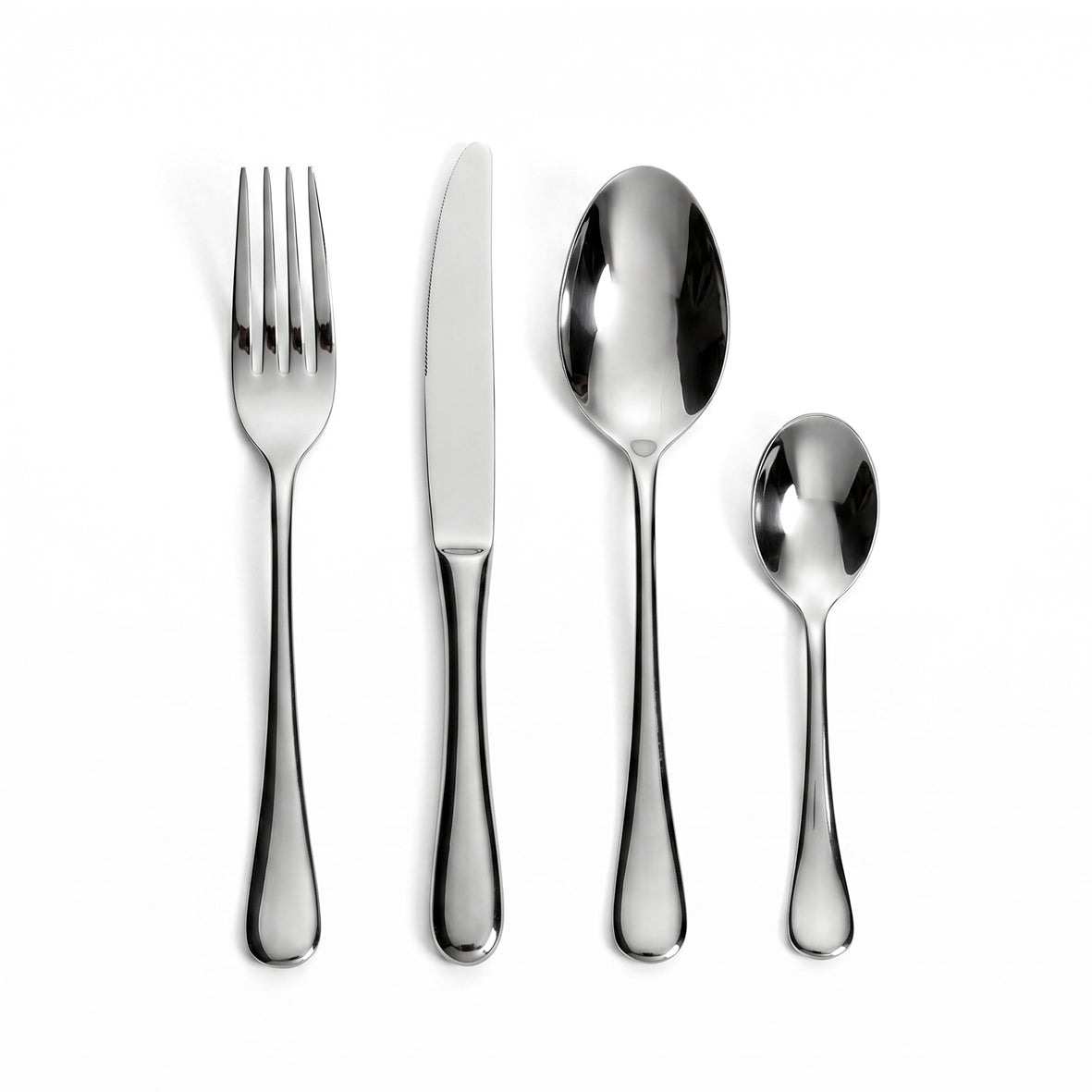 Art Culinaire - Cofanetto Di Posate - Vivant 24 Pezzi - Acciaio Inossidabile 18/10 - Argento