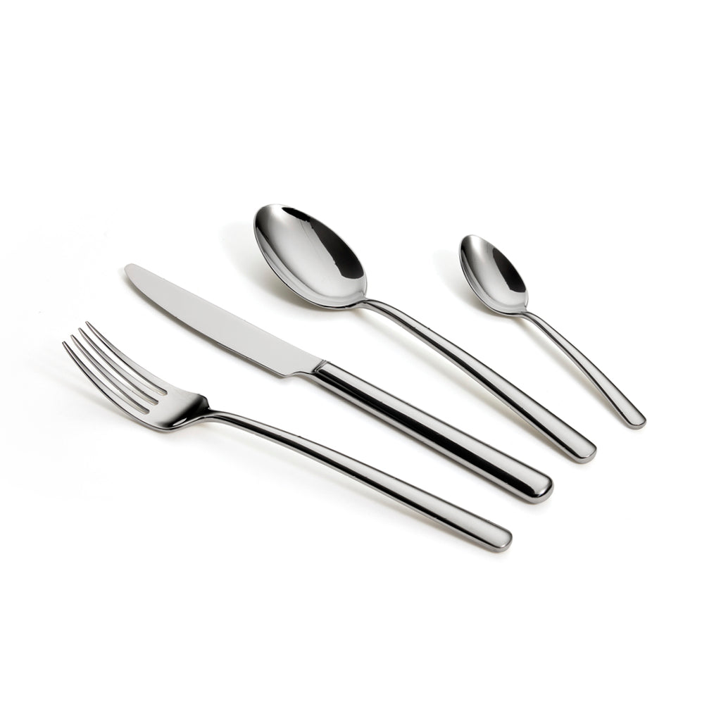 Art Culinaire - Coffret De Couverts - Athena 24 Pièces - Acier Inoxydable 18/10 - Argent