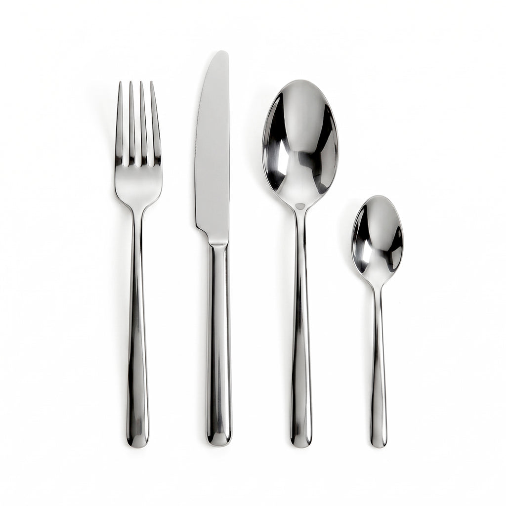 Art Culinaire - Coffret De Couverts - Athena 24 Pièces - Acier Inoxydable 18/10 - Argent