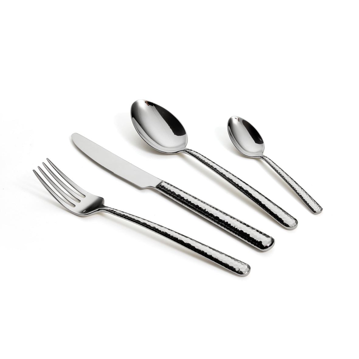 Art Culinaire - Bestiksæt - Athena Hamret 24 Dele - Rustfrit Stål 18/10 - Sølv