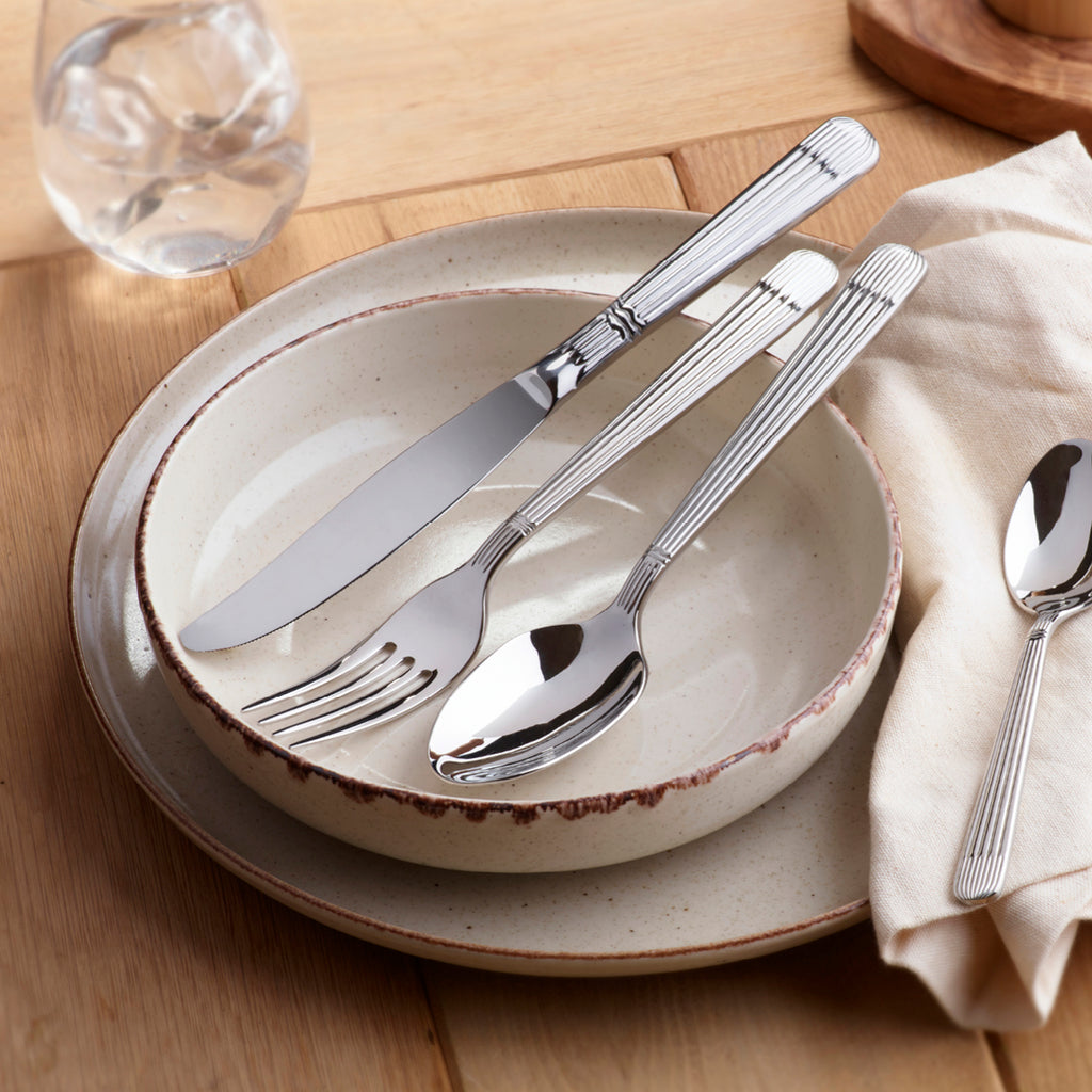 Art Culinaire - Coffret De Couverts - Noblesse 24 Pièces - Acier Inoxydable 18/10 - Argent