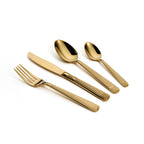 Art Culinaire - Cutlery Set - Noblesse 24 Pieces - 18/10 Stainless Steel - Gold