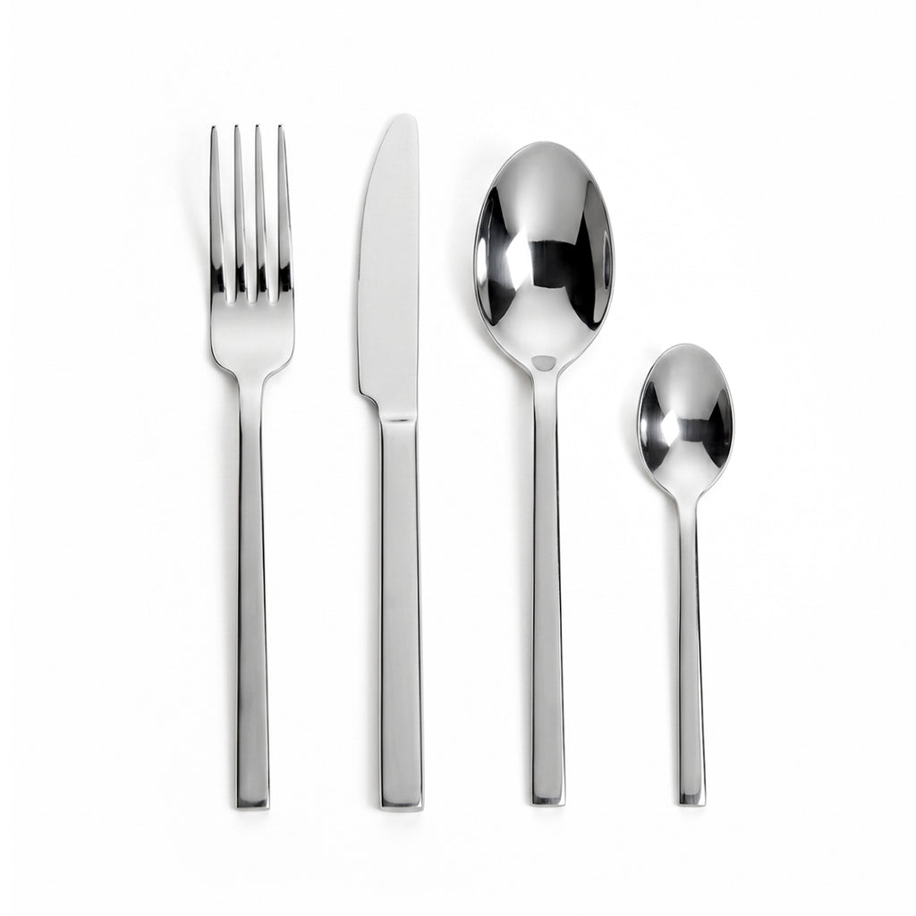 Art Culinaire - Cubertería - Atlas 24 Piezas - Acero Inoxidable 18/10 - Plateado