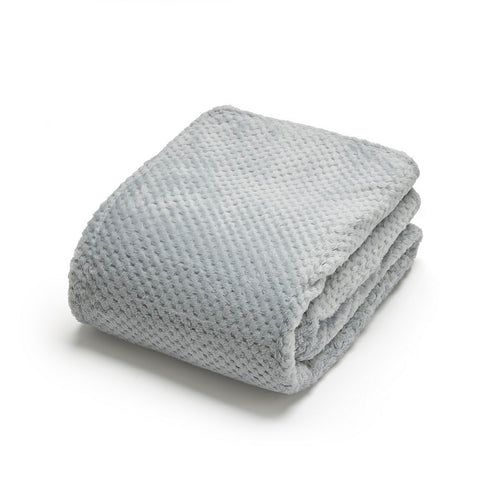 Ruben - Plaid En Polaire - Gris