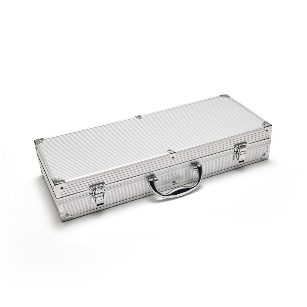 Art Culinaire - 6-teiliges Grillbesteck-Set - Grill - Edelstahl 430 - Silber