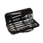 Art Culinaire - 19-Teiliges Grillbesteck-Set - Grill - Edelstahl 420 - Silber