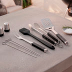 Art Culinaire - Grillbesteck-Set 12-teilig - Grill - Edelstahl - Silber