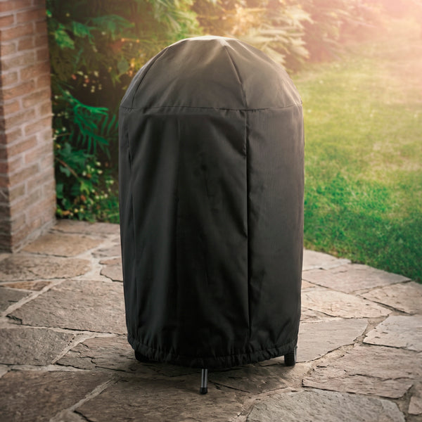 Housse De Protection Pour Barbecue À Charbon - Grill - Toile Oxford 420D / Enduit Pu - Noir