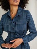 Sahara Rayas - Rayas Azul Oscuro - Mujer