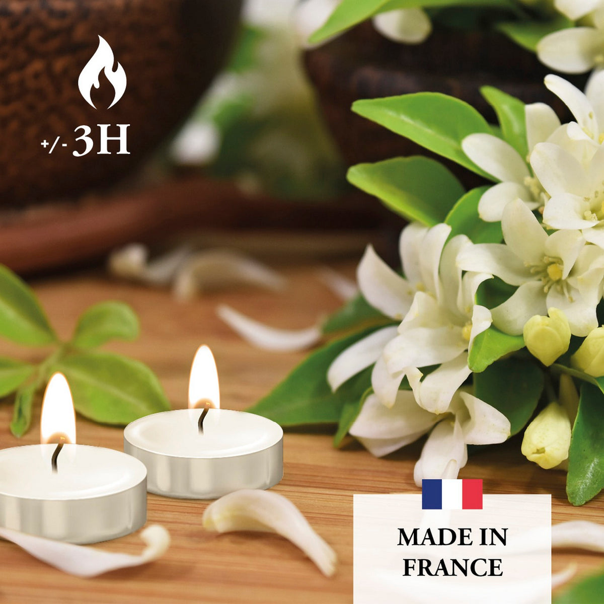 Set Of 24 Tealights - Ylang & Jasmine -