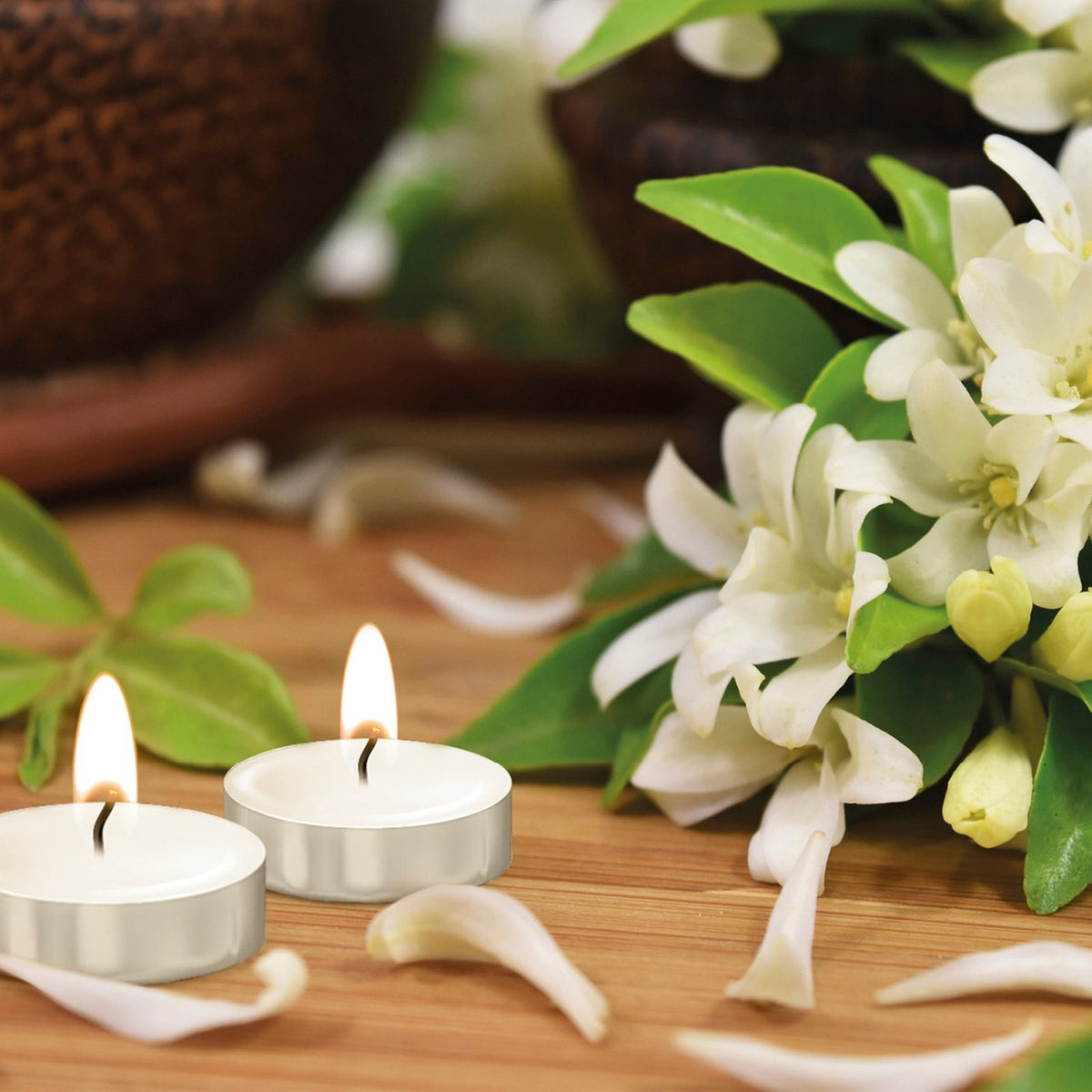 Set Of 24 Tealights - Ylang & Jasmine -