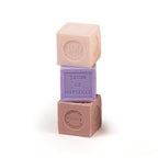 Pack De 3 Savons De Marseille Solides Fleuris - -