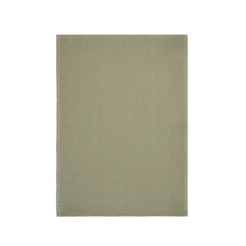 Torchon De Cuisine Coton - Uni Vert Clair