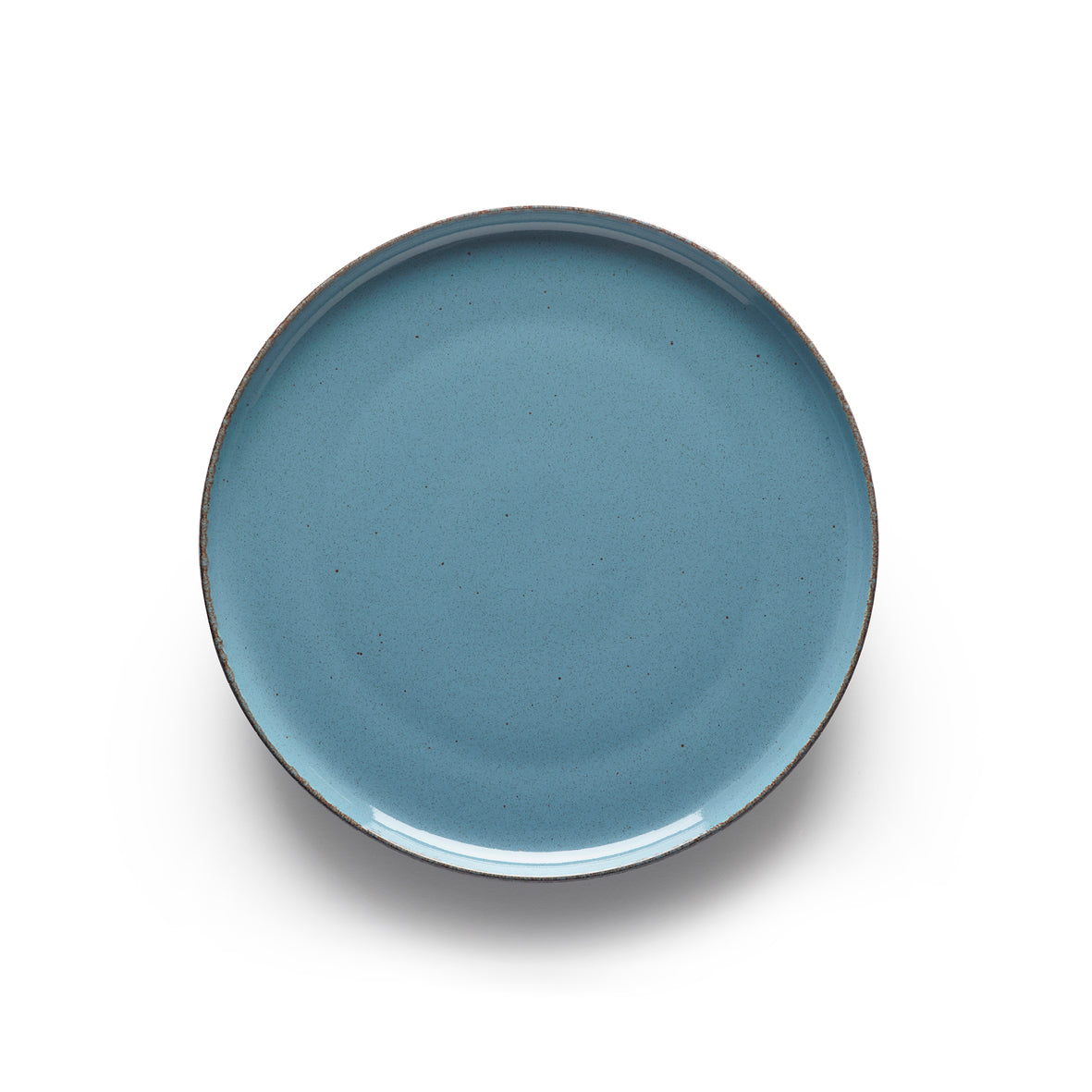 Vajilla de 24 piezas de gres natural - Azul