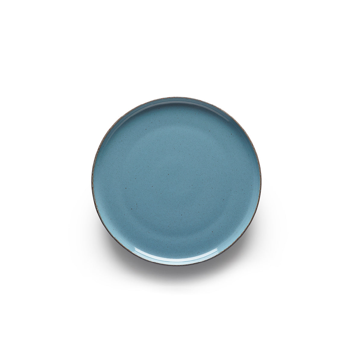Vajilla de 24 piezas de gres natural - Azul