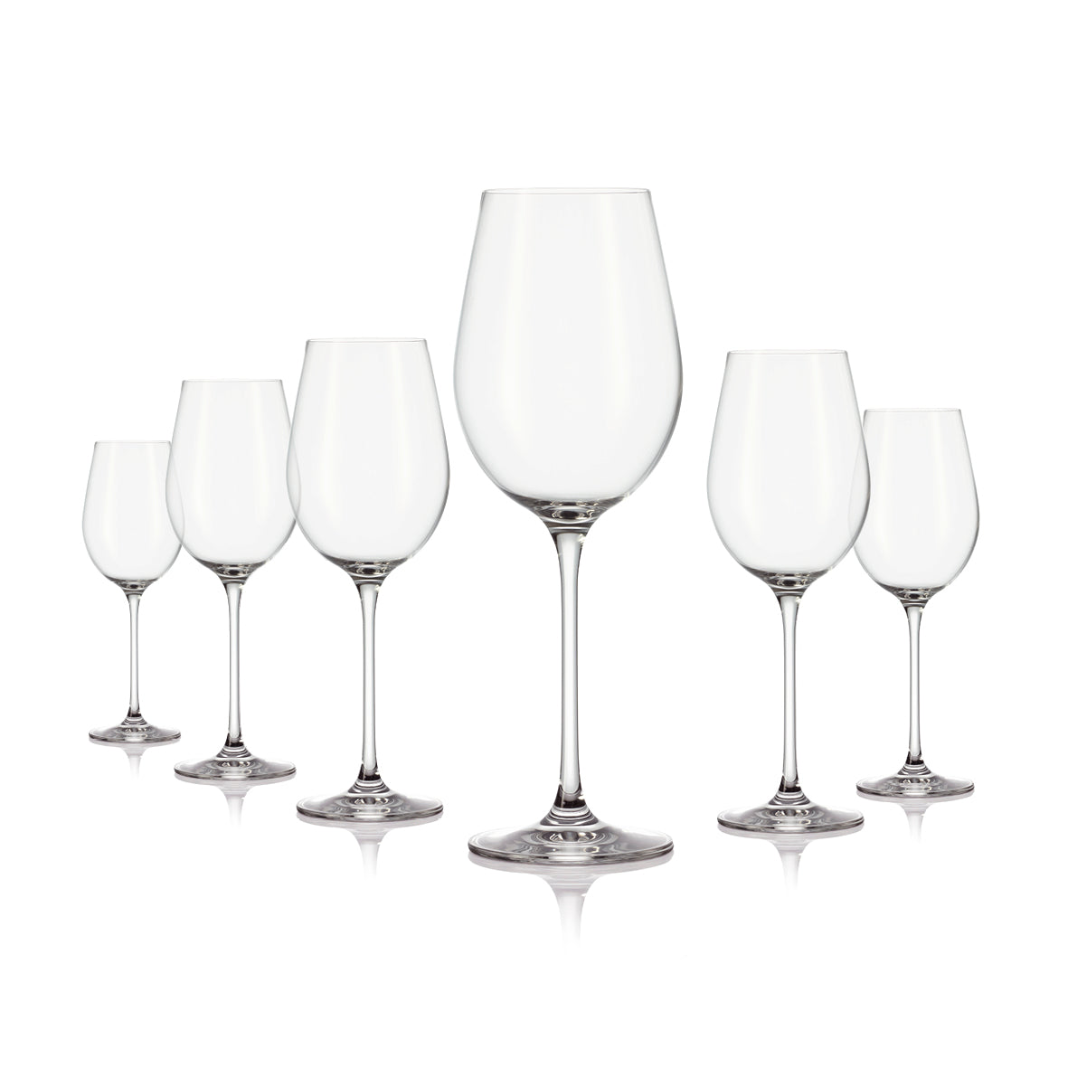 Set De 6 Copas De Vino Tinto - Prestige - Transparente