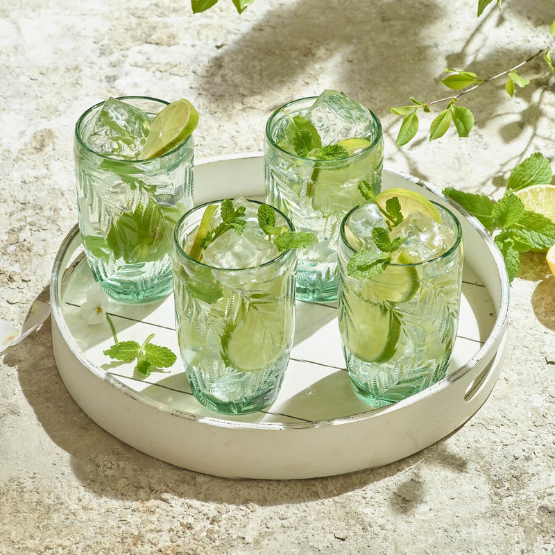 Lot De 4 Gobelets Hauts - Oasis Vert Clair