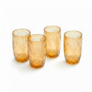 Lot De 4 Gobelets Hauts - Oasis Ambre