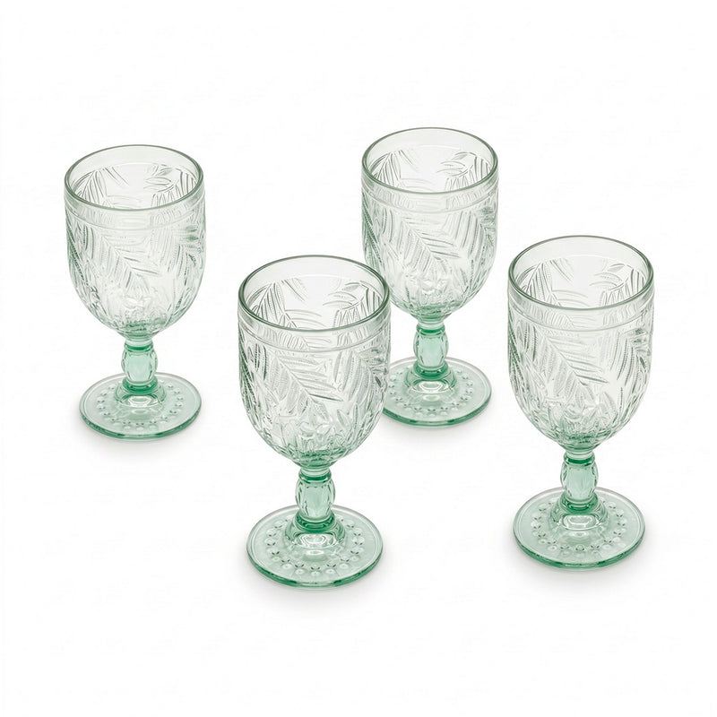 Lot De 4 Verres À Vin - Oasis Vert Clair