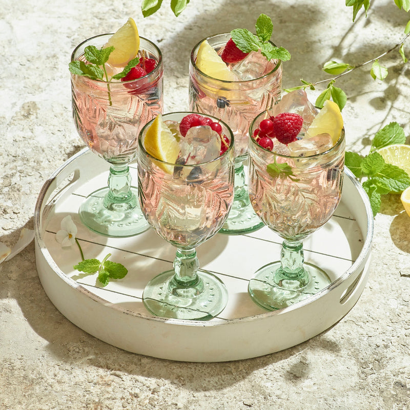 Lot De 4 Verres À Vin - Oasis Vert Clair