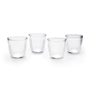Lot De 4 Gobelets Bas - Rayon Transparent