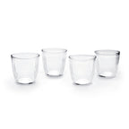 Lot De 4 Gobelets Bas - Transparent