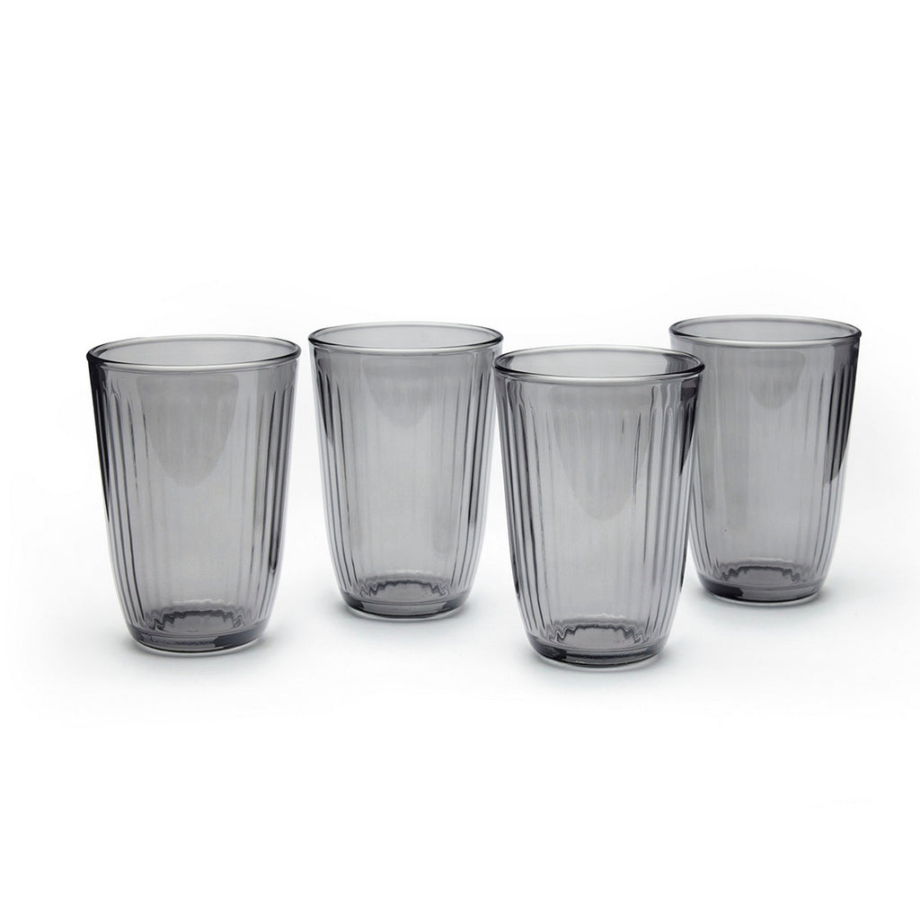 Lot De 4 Gobelets Hauts - Gris Foncé