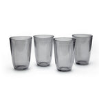 Lot De 4 Gobelets Hauts - Gris Foncé