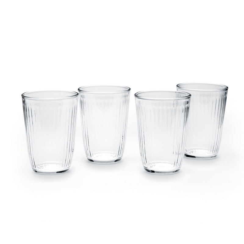 Lot De 4 Gobelets Hauts - Rayon Transparent