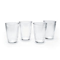 Lot De 4 Gobelets Hauts - Transparent