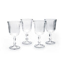 Lot De 4 Verres À Vin - Rayon Transparent