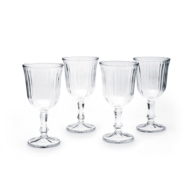 Lot De 4 Verres À Vin - Rayon Transparent