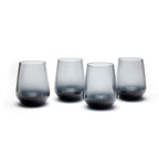 Lot De 4 Gobelets Bas - Gris Foncé