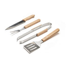 Ensemble D'Ustensiles Pour Barbecue 5 Pcs - Grill Marron