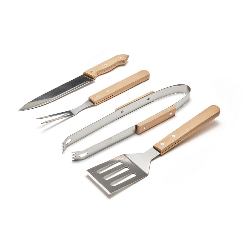 Ensemble D'Ustensiles Pour Barbecue 5 Pcs - Grill Marron