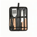 Ensemble D'Ustensiles Pour Barbecue 5 Pcs - Grill Marron
