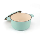 Cocotte Ronde Avec Couvercle - Enamel Green