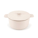 Cocotte Ronde Avec Couvercle - Enamel Crème