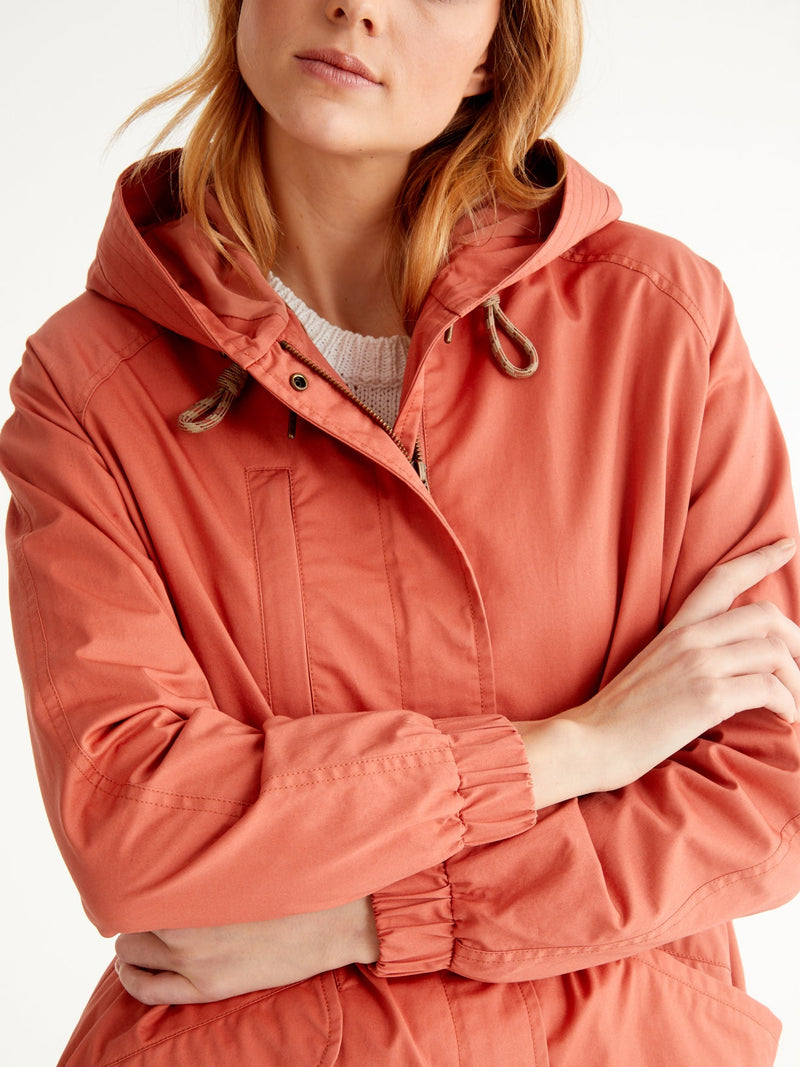Parka ligera - Gris naranja oscuro - Mujer