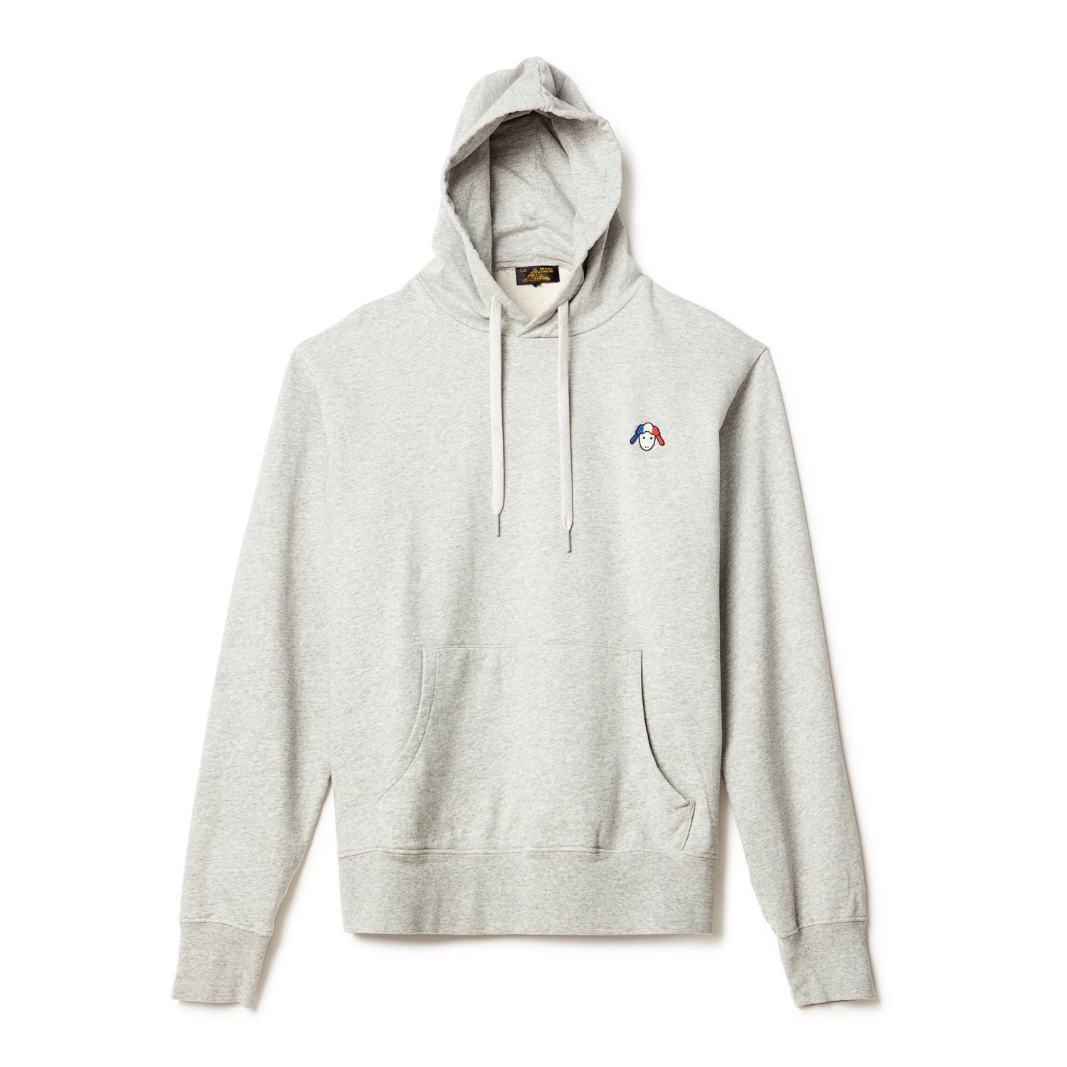 Sweat À Capuche Avec Patch Mouton Sandiana - Grey Melange - Mixte